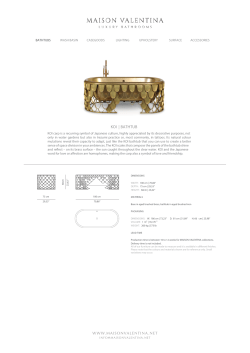 product pdf - Maison Valentina