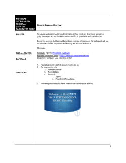 Data Dig Facilitator Guide Revised 1-2016