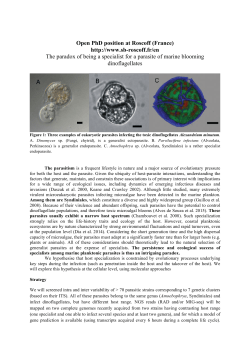 Open PhD position at Roscoff (France) http://www.sb