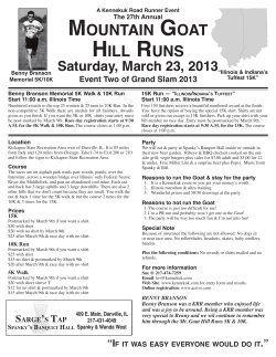 mountain goat hill runs in goat runs