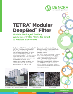 TETRA&trade; Modular DeepBed&trade; Filter