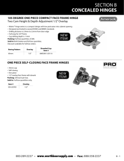 section b concealed hinges