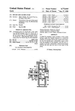 Rotary disc slurry pump