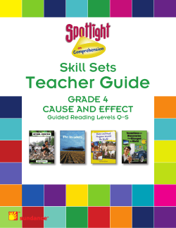 Teacher Guide - Sundance Publishing