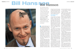 Bill Hansson - Max-Planck