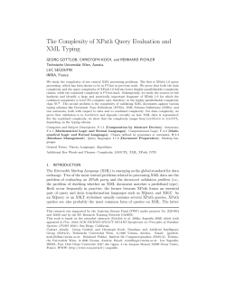 The Parallel Complexity of XML Typing and XPath Query Evaluation