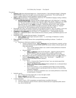 Ch 5 Key Concepts Speech - McGill