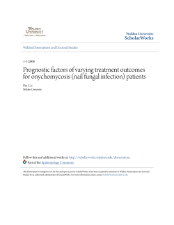 (nail fungal infection) patients - ScholarWorks