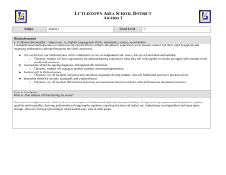 Alg 1 Unit 6.docx - Littlestown Area School District