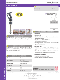 CMP 250 VV CMP 250 VV