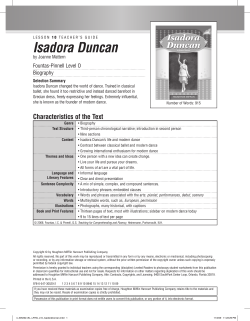 Isadora Duncan - Houghton Mifflin Harcourt