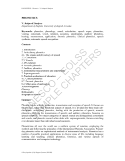 Phonetics - eolss.net