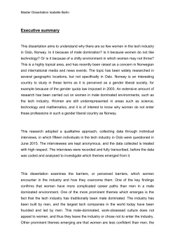 Executive summary - IKT