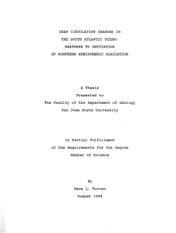 DEEP CIRCULATION CHANGES IN THE SOUTH ATLANTIC OCEAN