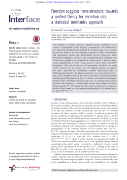 Function suggests nano-structure: towards a unified theory for