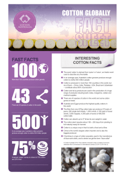 interesting cotton facts
