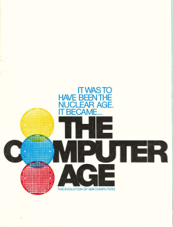 The evolution of IBM computers, 1976