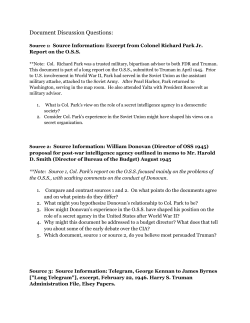 Document Discussion Questions