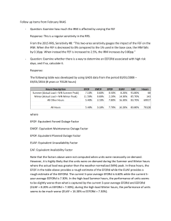 Follow up items from February RAAS