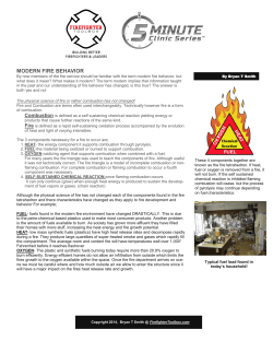 modern fire behavior