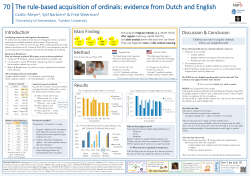 ordinals - University of Amsterdam