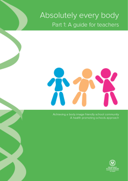 Absolutely Every Body - part 1: a guide for teachers