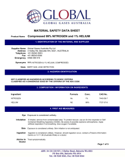 MATERIAL SAFETY DATA SHEET Product Name