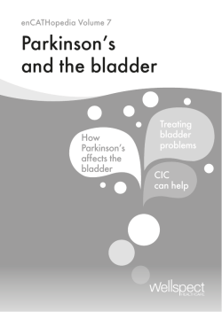 Parkinson`s and the bladder