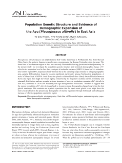 Population Genetic Structure and Evidence of Demographic