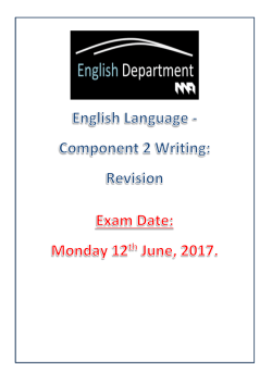 GCSE English Language Revision Materials