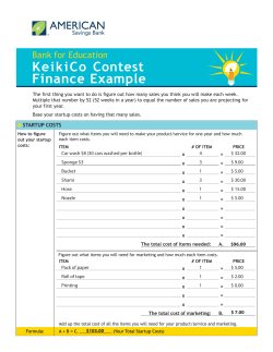 Finance Example - American Savings Bank