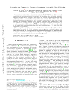 Tolerating the Community Detection Resolution Limit with Edge