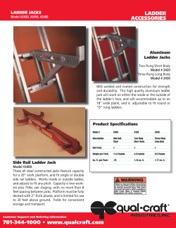 LADDER ACCESSORIES 781-344