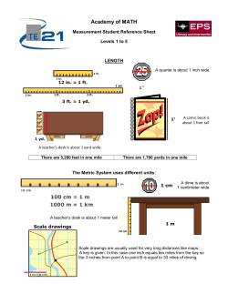 Measurement Help Level 1-5