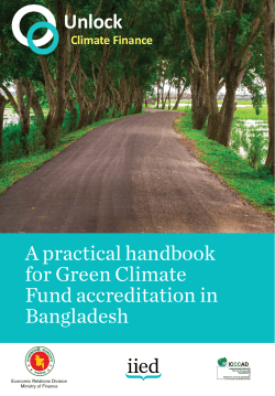 A practical handbook for Green Climate Fund