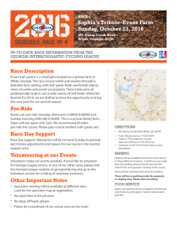 Sophia`s Tribute&ndash;Evans Farm Sunday, October 23, 2016