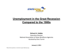 Unemployment in the Great Recession Compared to the 1980s