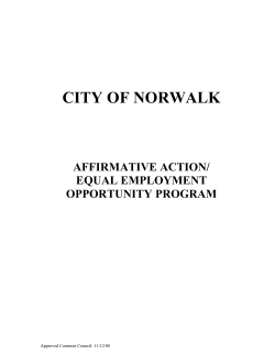 city of norwalk affirmative action