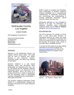 Earthquake Country Los Angeles