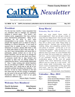 Newsletter - CRTA
