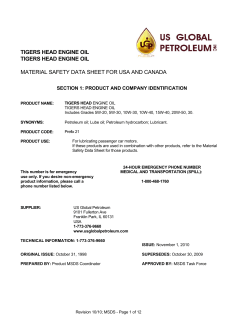 TIGERS HEAD ENGINE OIL