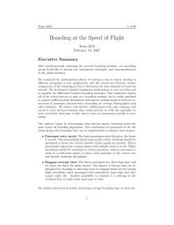 Boarding at the Speed of Flight