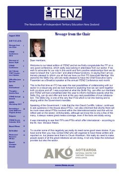 Message from the Chair