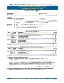 MBA-Accounting Concentration