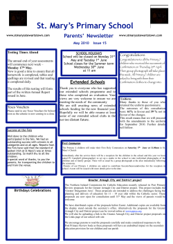 St. Mary`s Primary School, Stewartstown