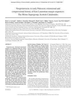 Neoproterozoic to early Paleozoic extensional and compressional