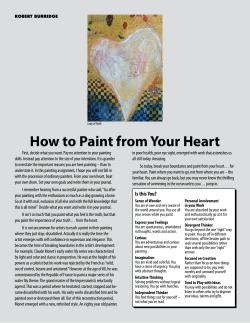 How to Paint from Your Heart