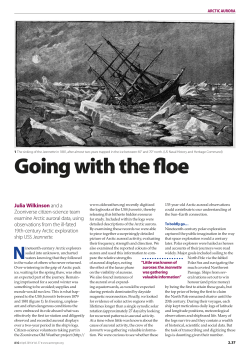 Going with the floe