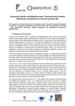 Connecting Adriatic with Mediterranean: Tracing Ancient