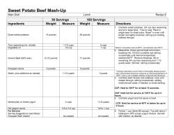 Sweet Potato Beef Mash-Up